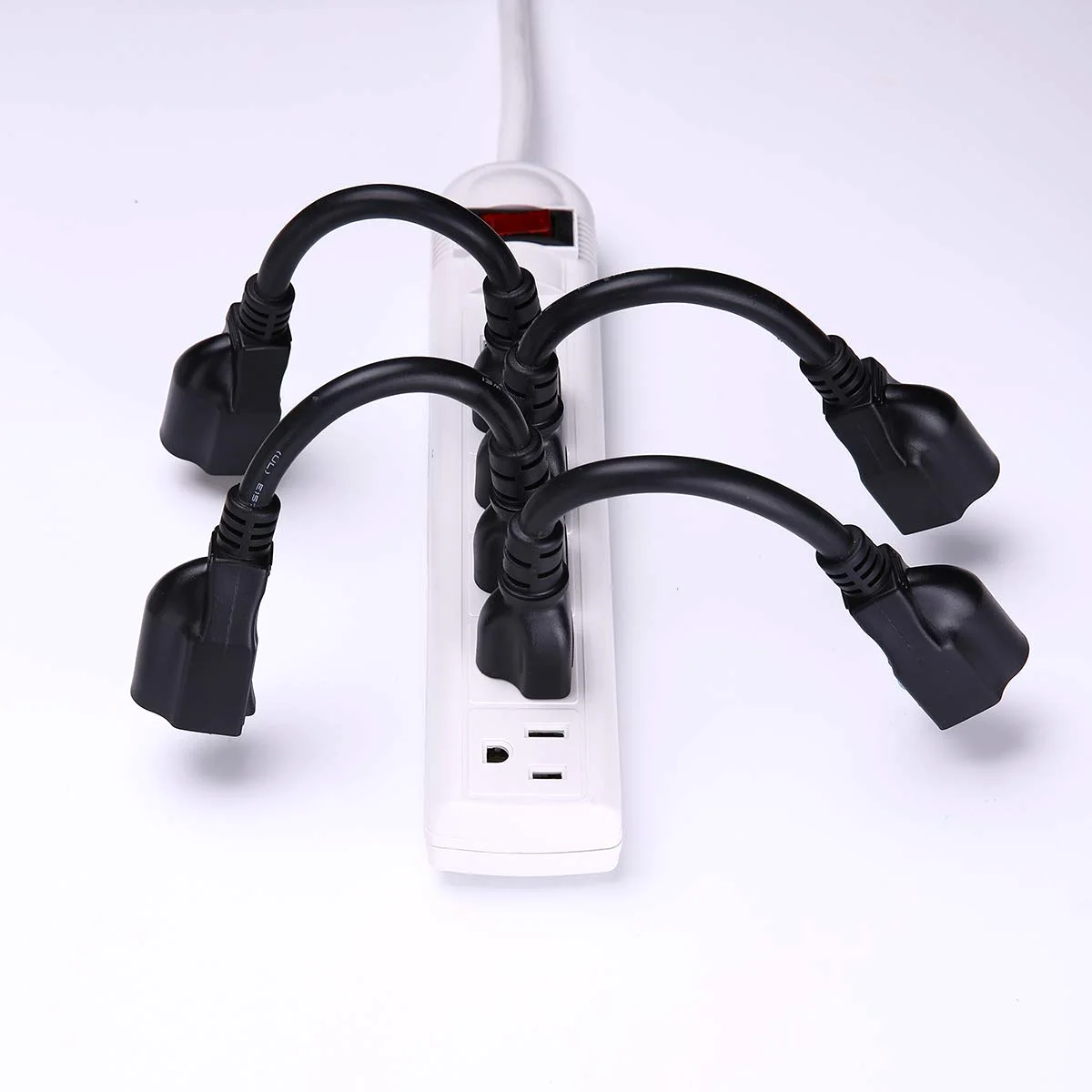 Miady Short Cord Set: 4 Short and 2 Flat Plug