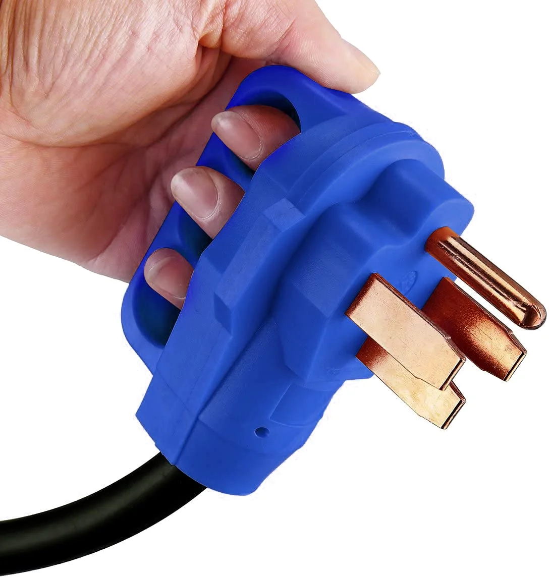 Miady 50 to 30 Amp RV Dogbone Adapter, 18 Inch